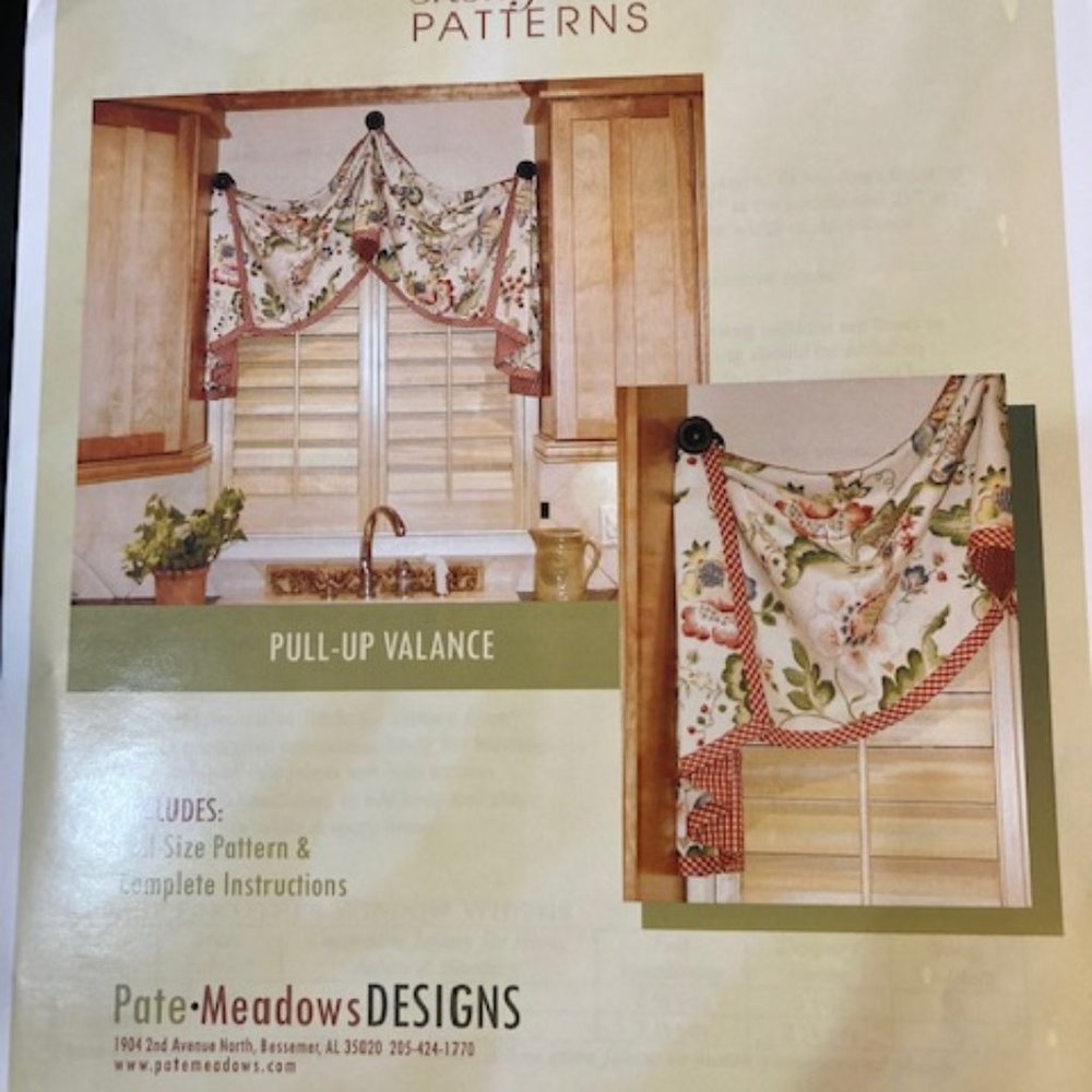 Pull-Up Valance Pattern